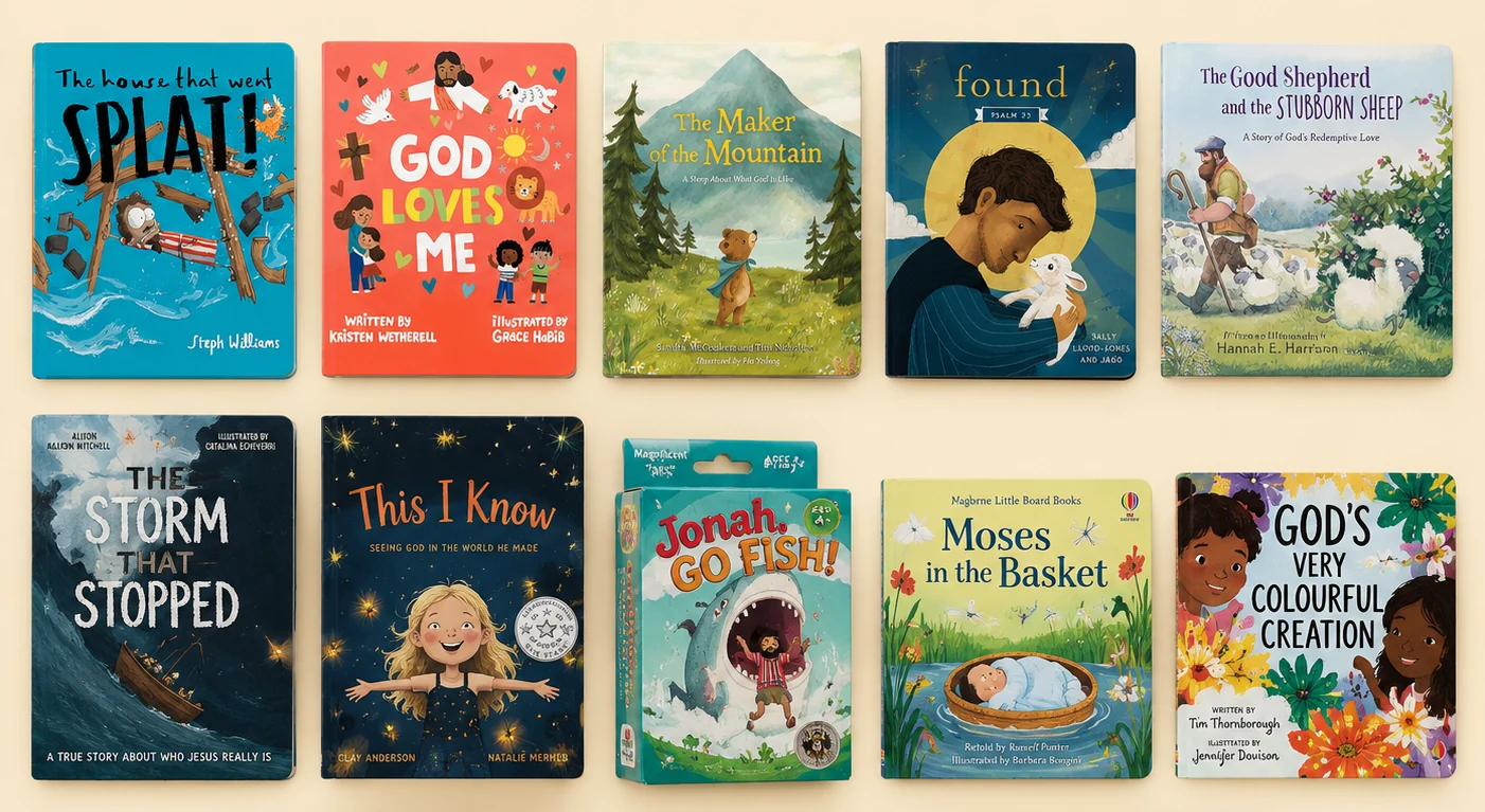 Selection of English-language Christian children’s books from the Little Blessings Club collection