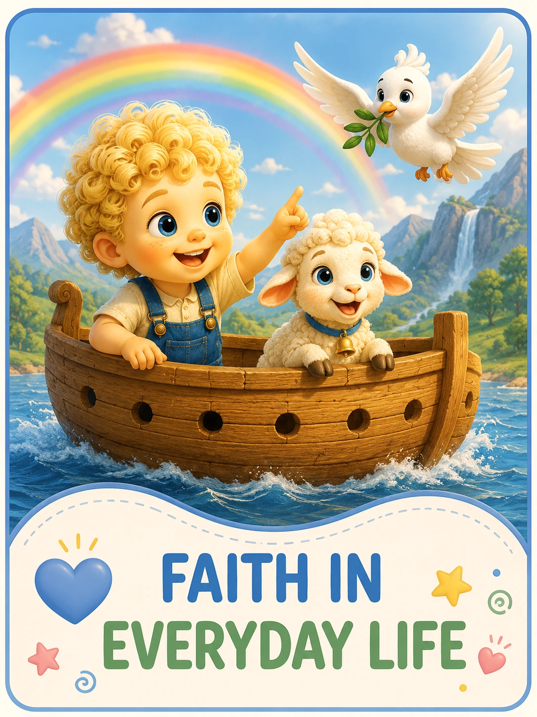 Faith in Everyday Life: Thomas, Ovelhinha e Pombinha vivendo a fé no cotidiano