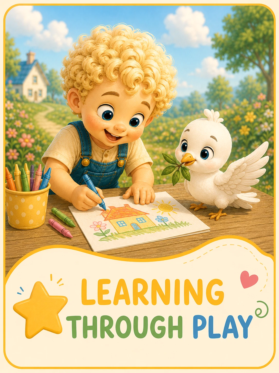Learning Through Play: Thomas aprendendo por meio de atividades criativas